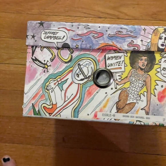 Jeffrey Campbell Ecole Leather Loafer Mules Heels - Women’s Size 7 - New In Box - Picture 7 of 8